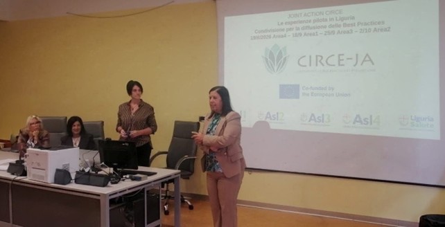 presentazione durante l'incontro sul progetto Circe-Ja del 2 ottobre